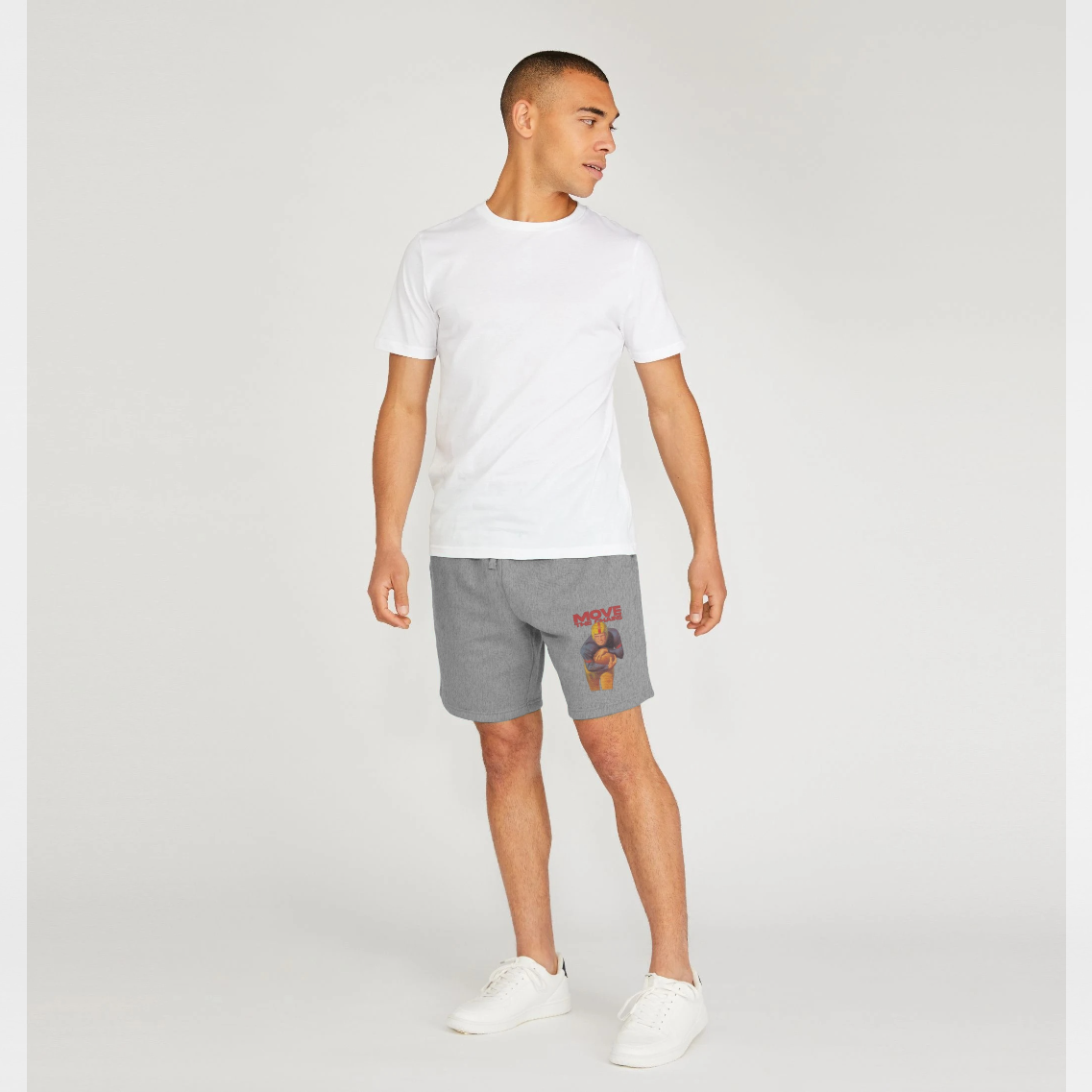 Pierce Archive Move the Chains Grey Shorts