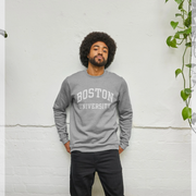 Light Heather Printed Sweater