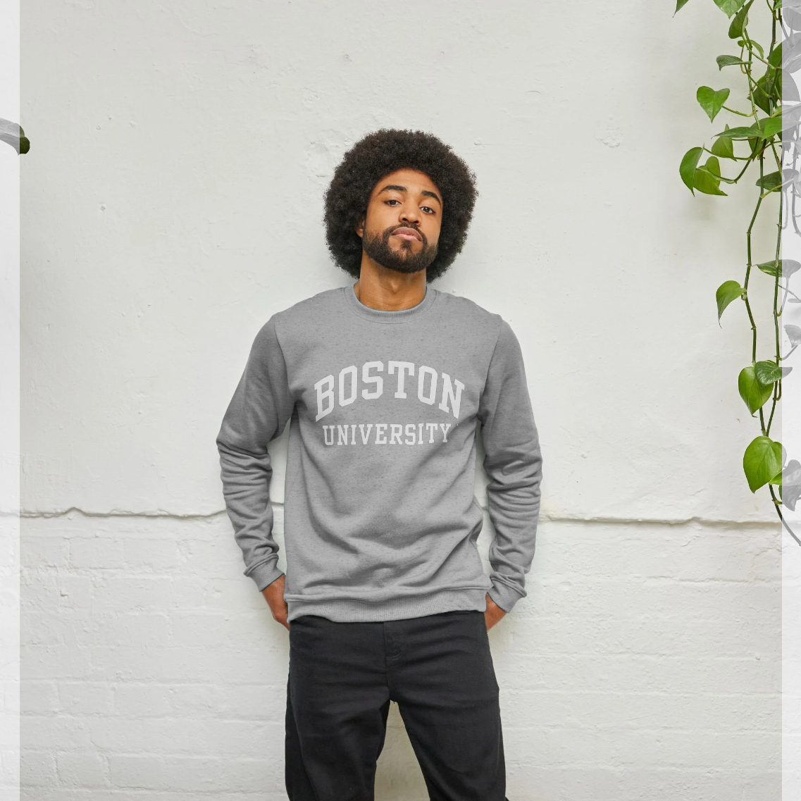 Light Heather Printed Sweater