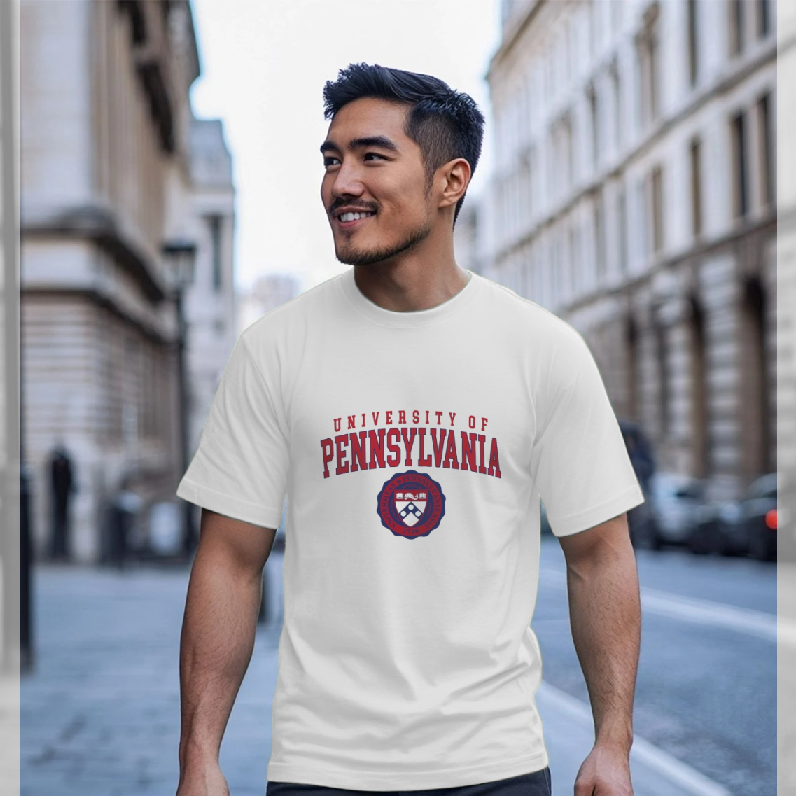 White Printed T-shirt