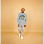 Michigan Emblem Heather Grey Sweatshirt