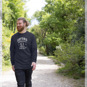 Navy Blue Printed Sweater