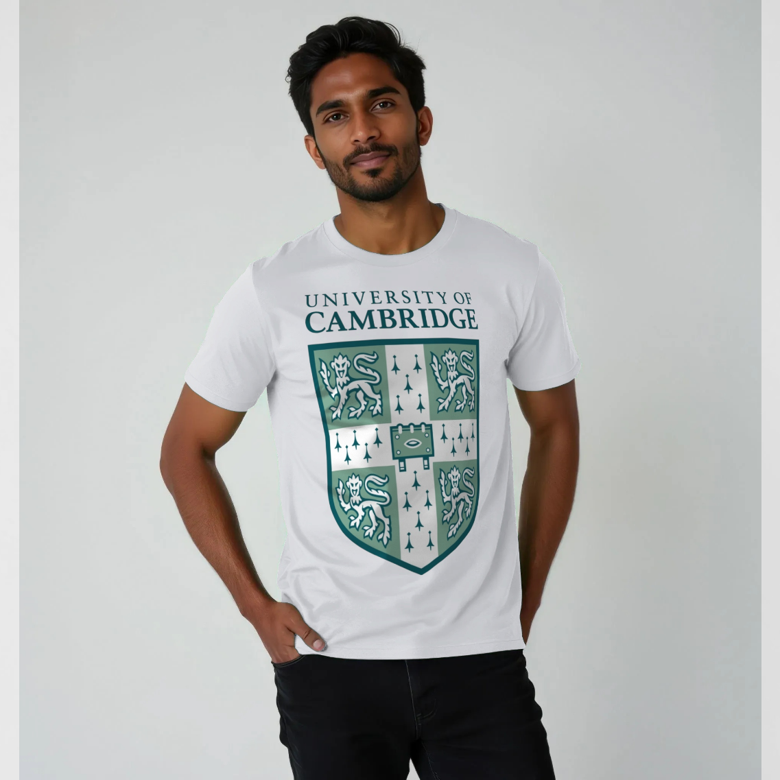University Of Cambridge Shield White T-Shirt
