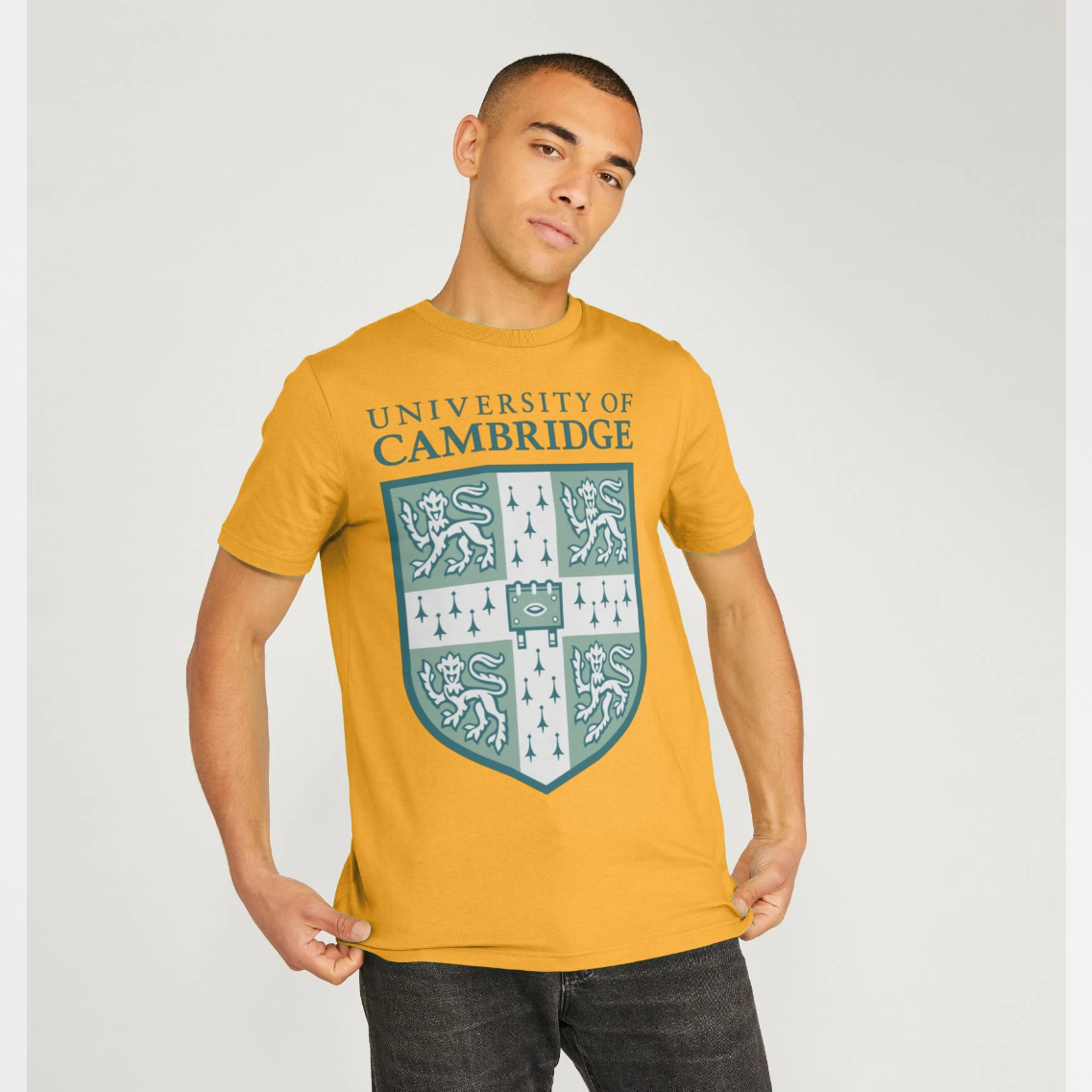 University Of Cambridge Shield Gold T-Shirt
