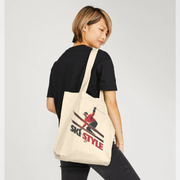 Pierce Archive Ski Style Graphic Tote Bag