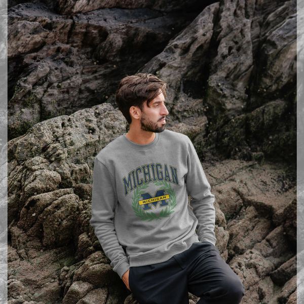 Light Heather Printed Sweater