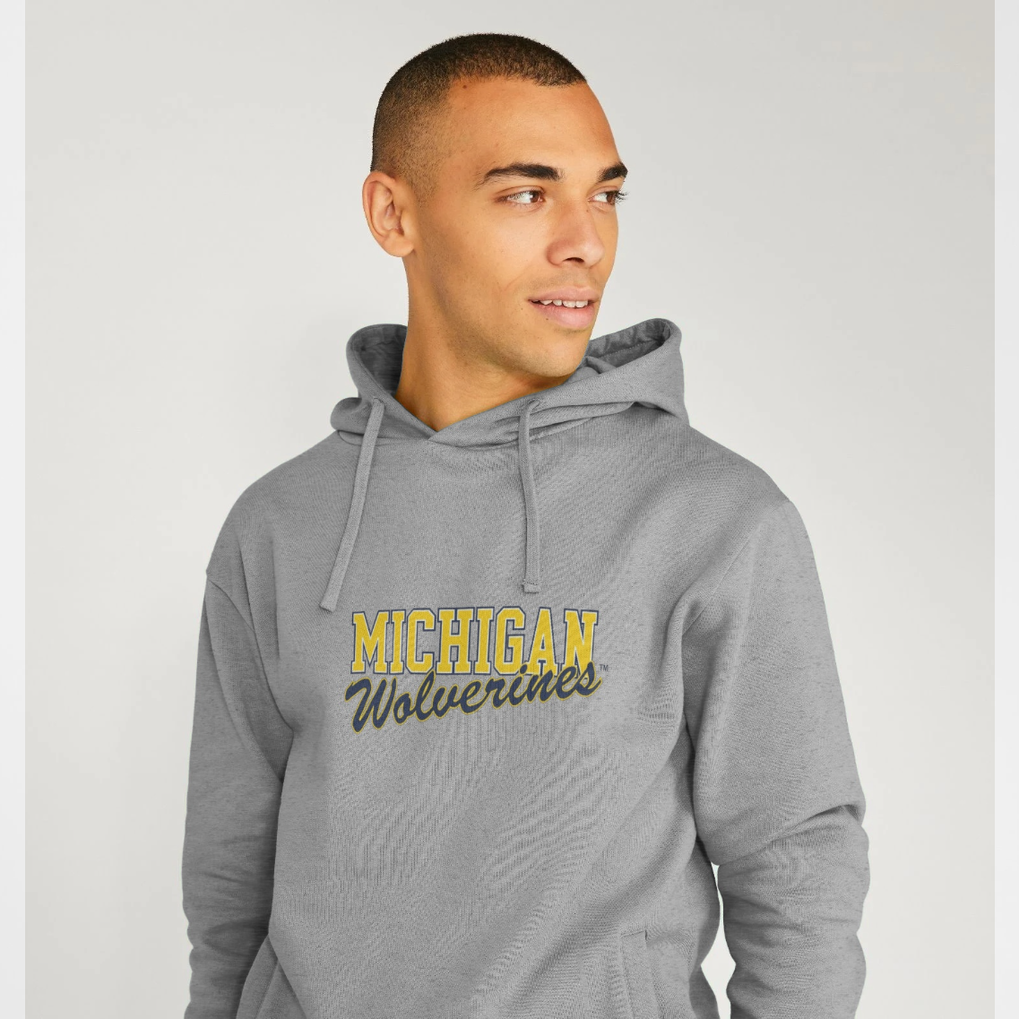 Michigan Wolverines Grey Hoodie