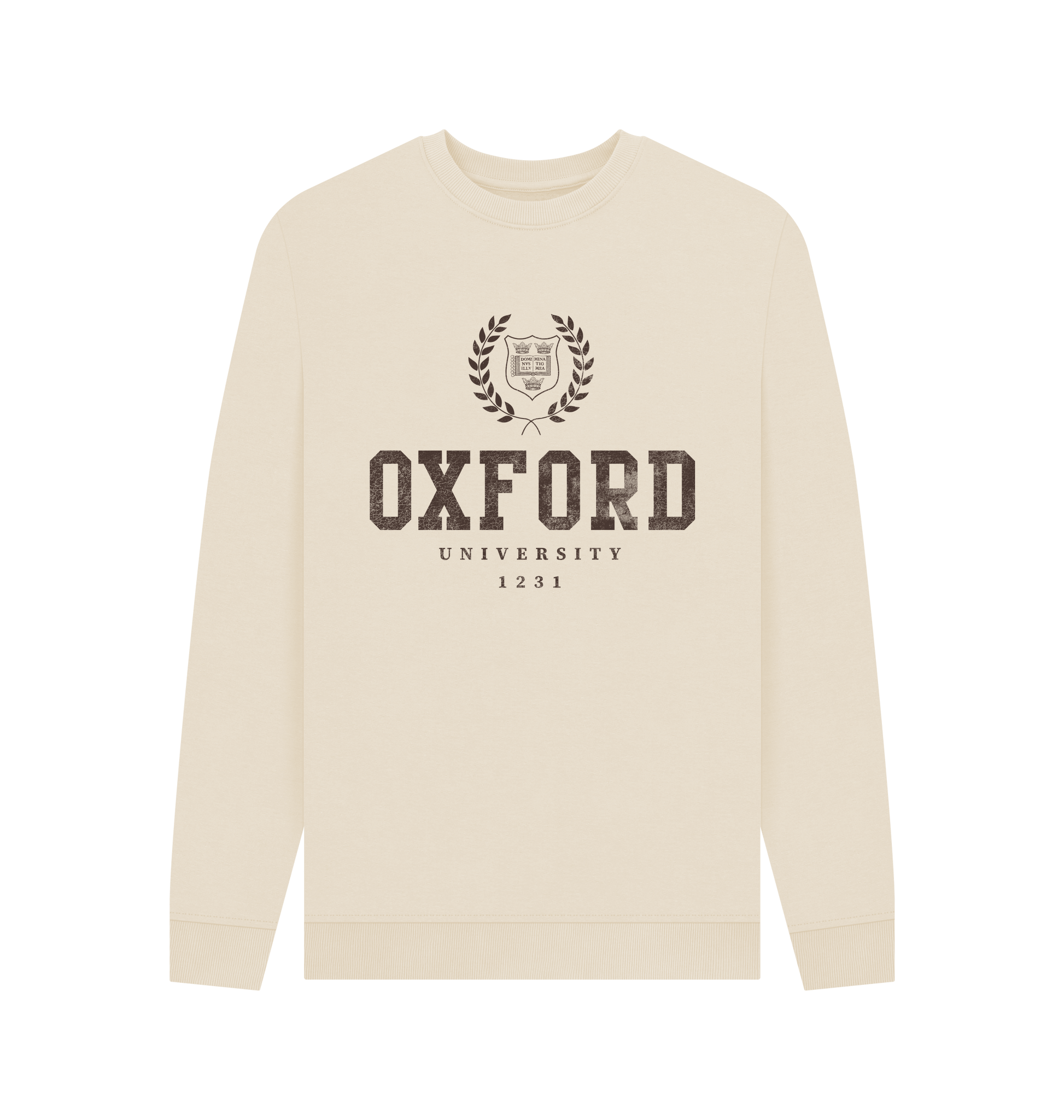 Oat Printed Sweater Front