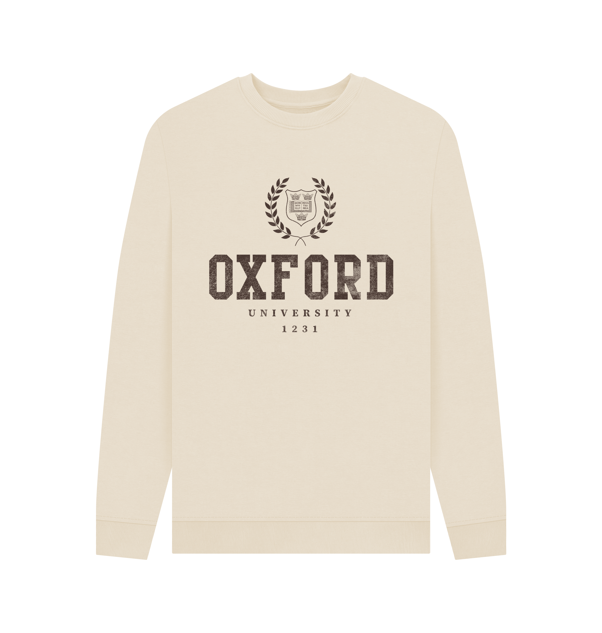 Oat Printed Sweater Front