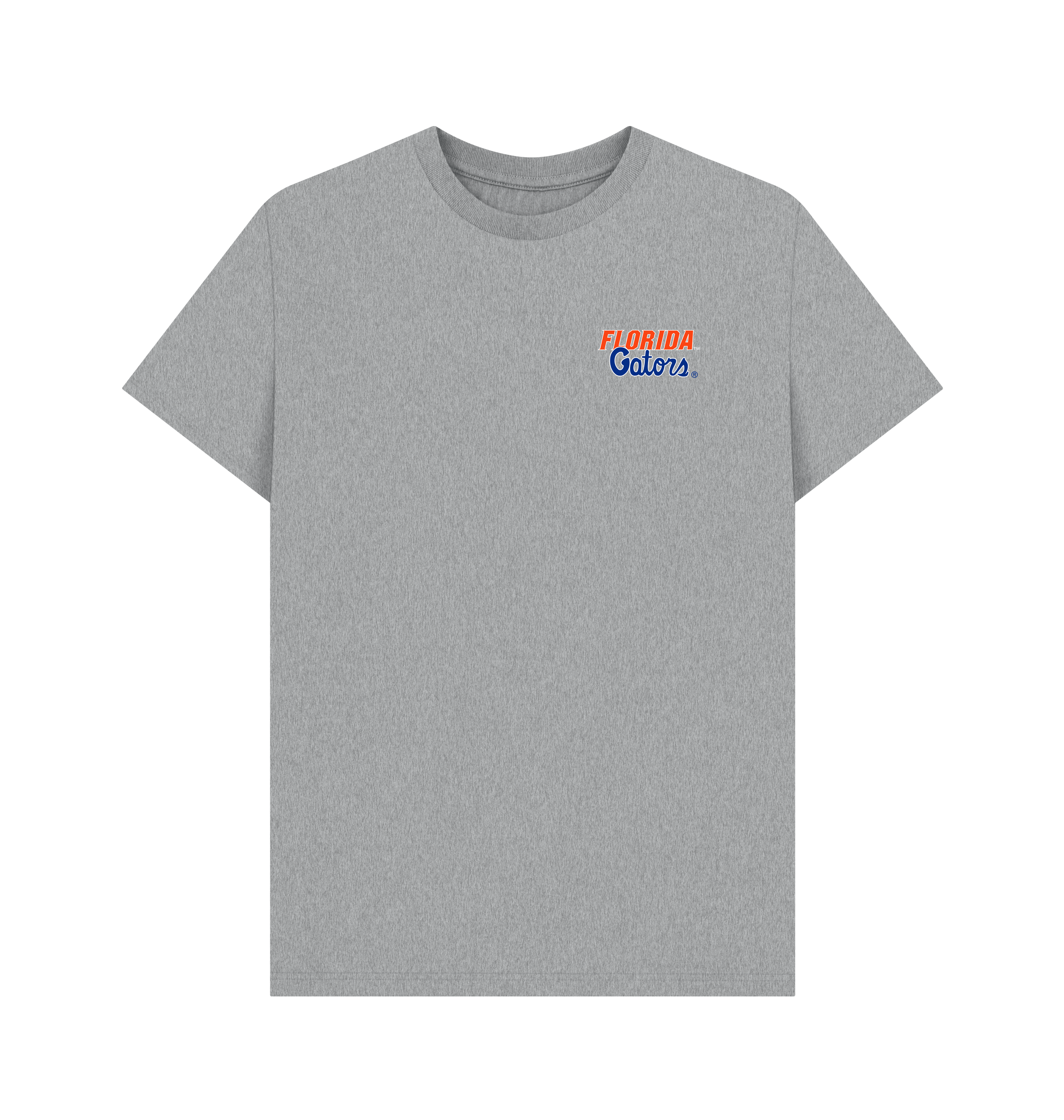 Athletic Grey Printed T-shirt Front