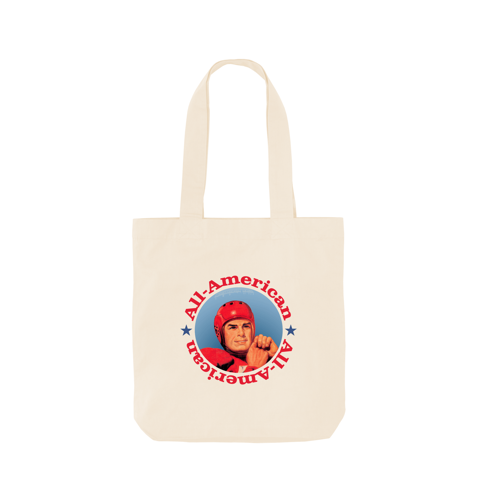 Natural Printed Bag Front