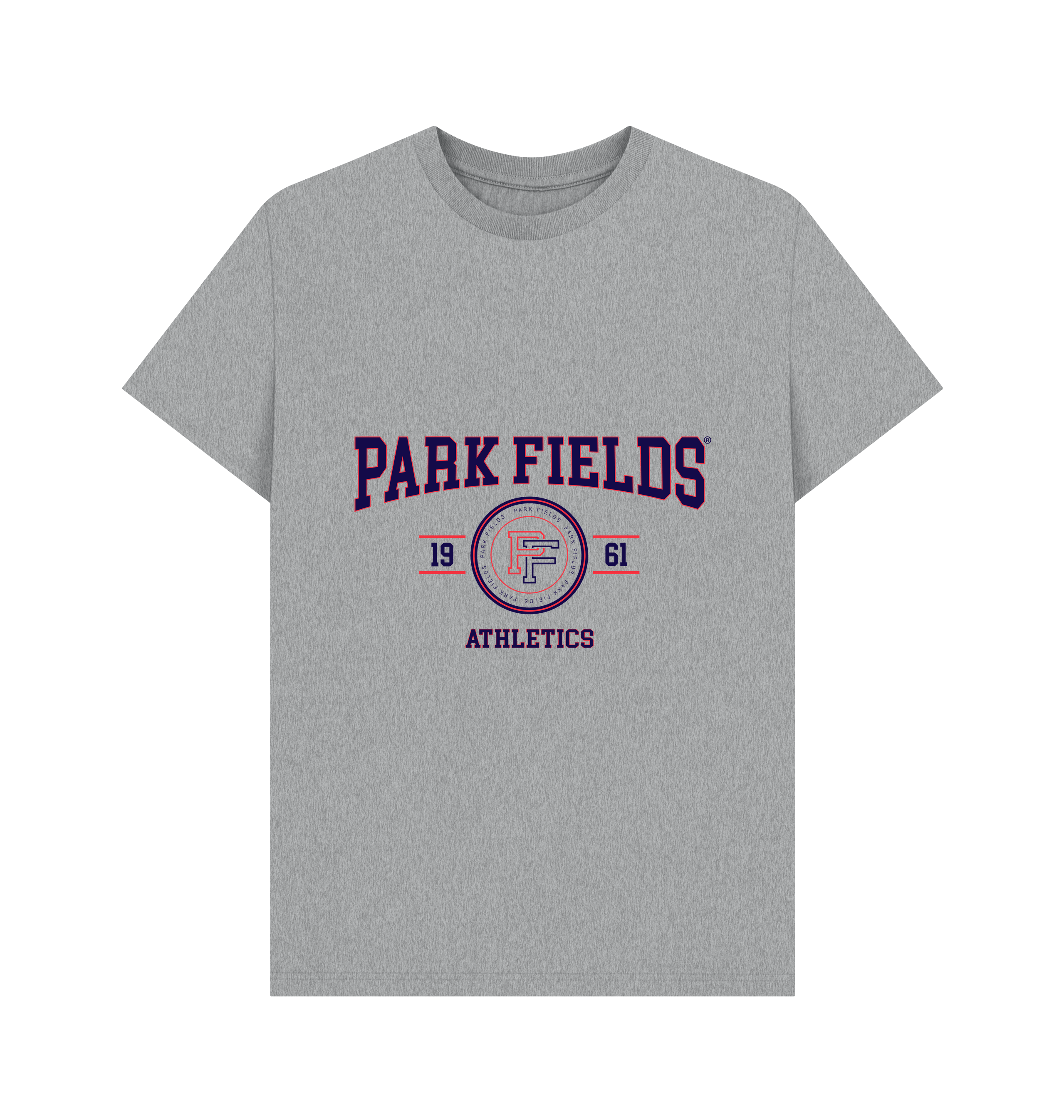 Athletic Grey Printed T-shirt