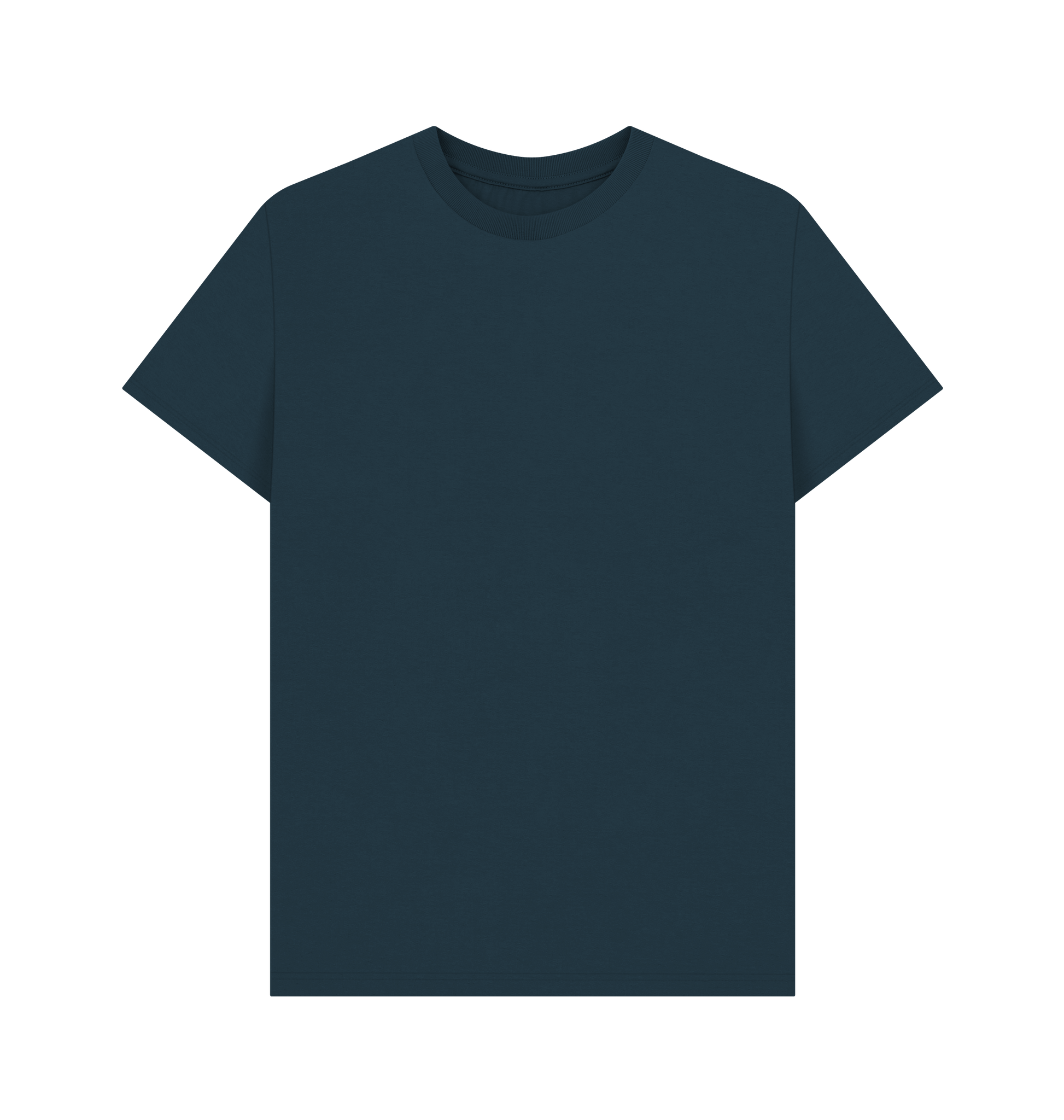 Denim Blue Printed T-shirt Front