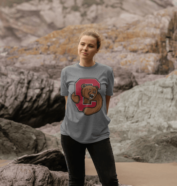 Athletic Grey Printed T-shirt
