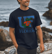 Navy Blue Printed T-shirt