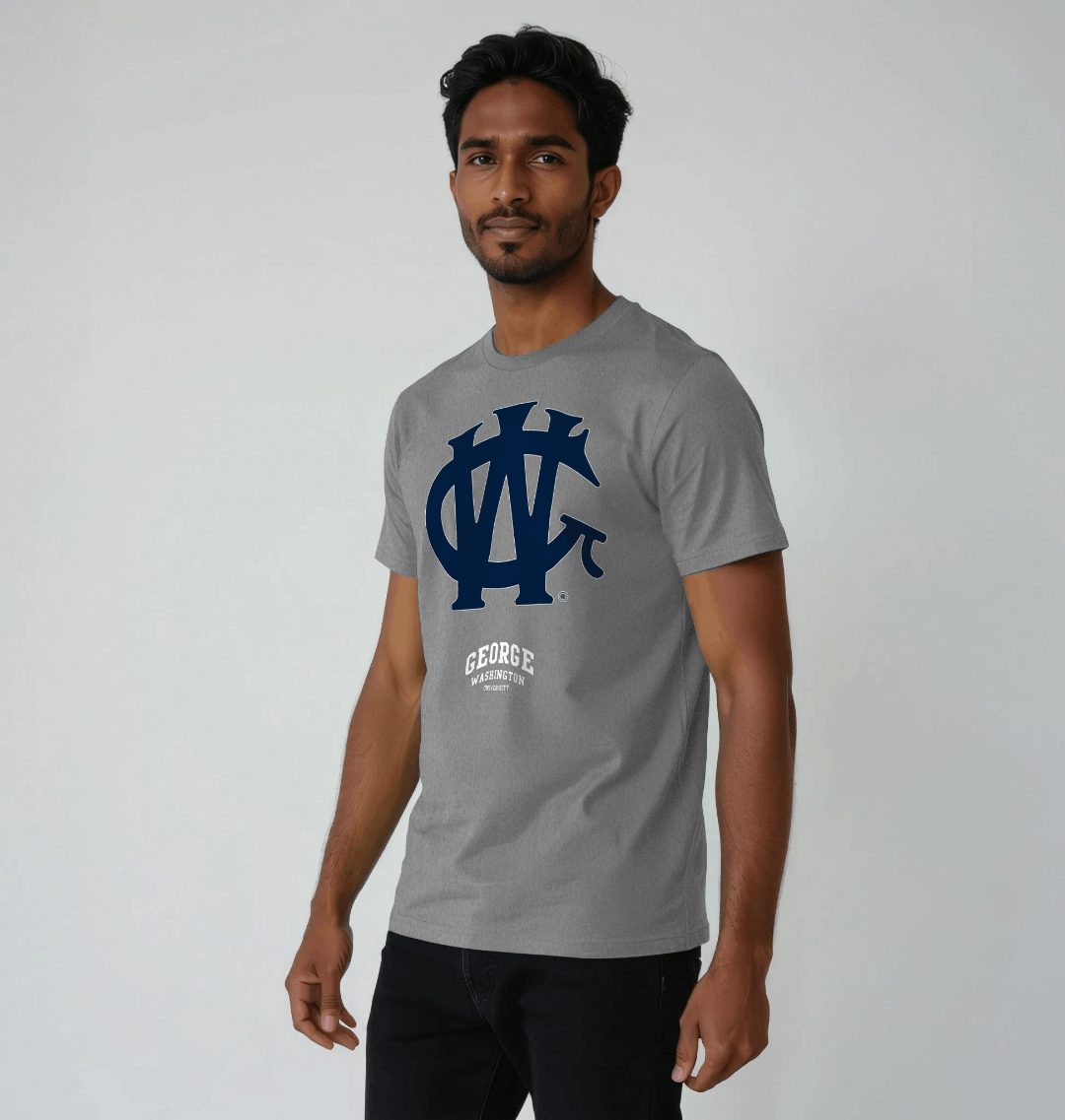 Athletic Grey Printed T-shirt
