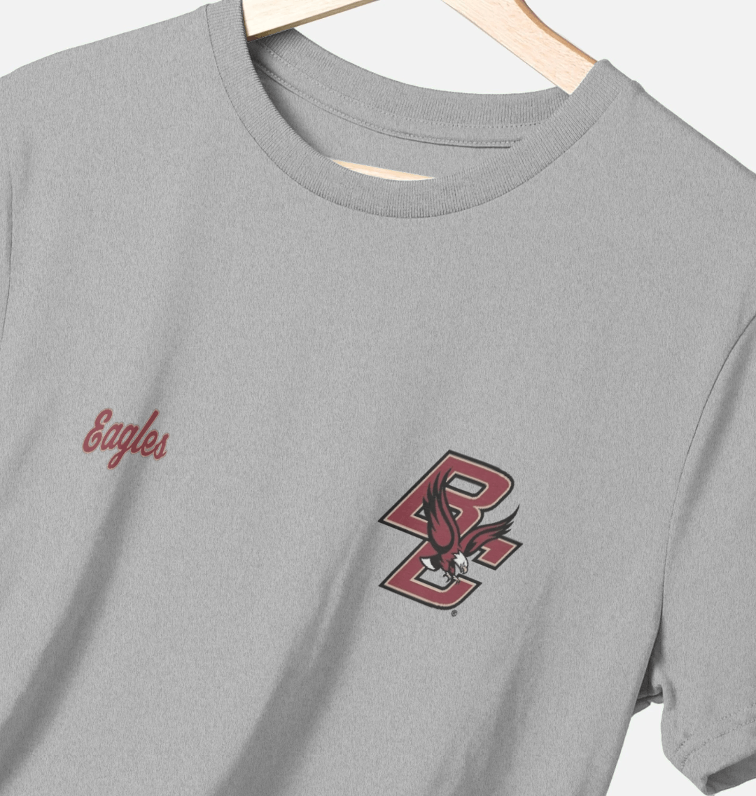 Athletic Grey Printed T-shirt
