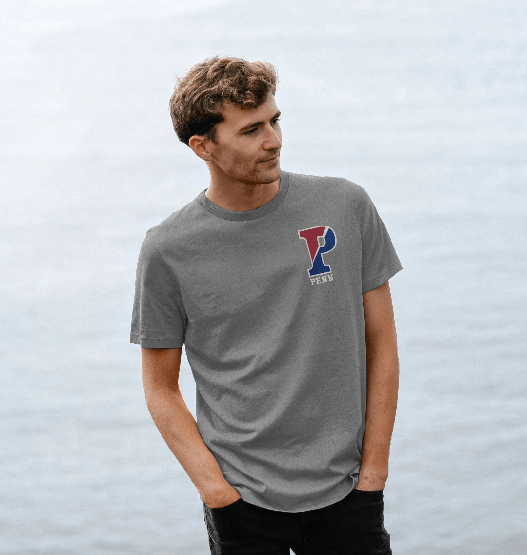 Athletic Grey Printed T-shirt