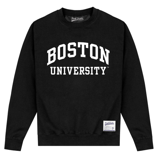 Boston University Script Black Sweatshirt