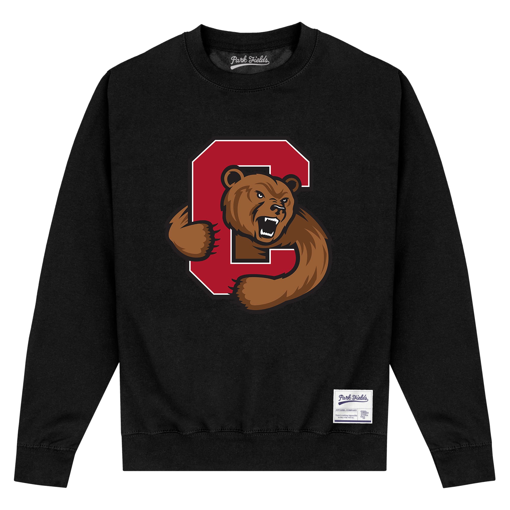 Cornell University Bear Black Sweatshirt