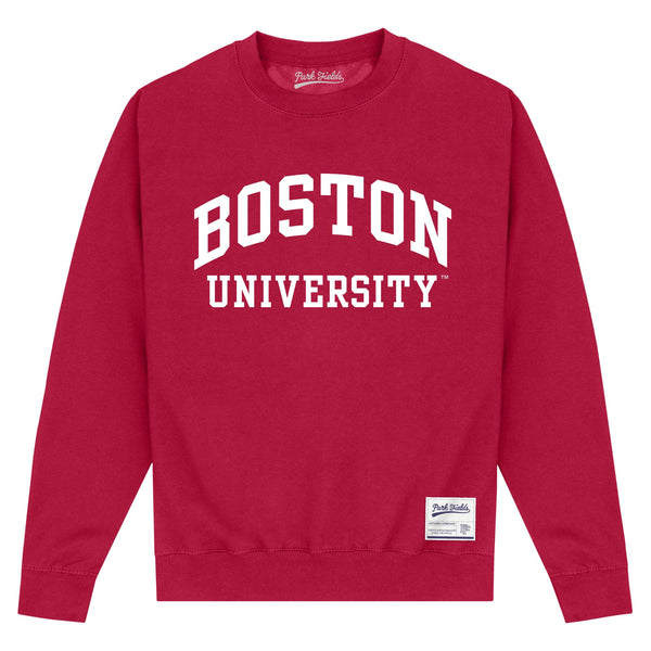 Boston University Script Maroon Sweatshirt