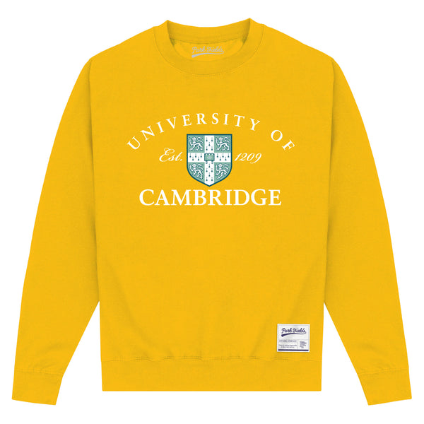 University Of Cambridge Est 1209 Gold Sweatshirt