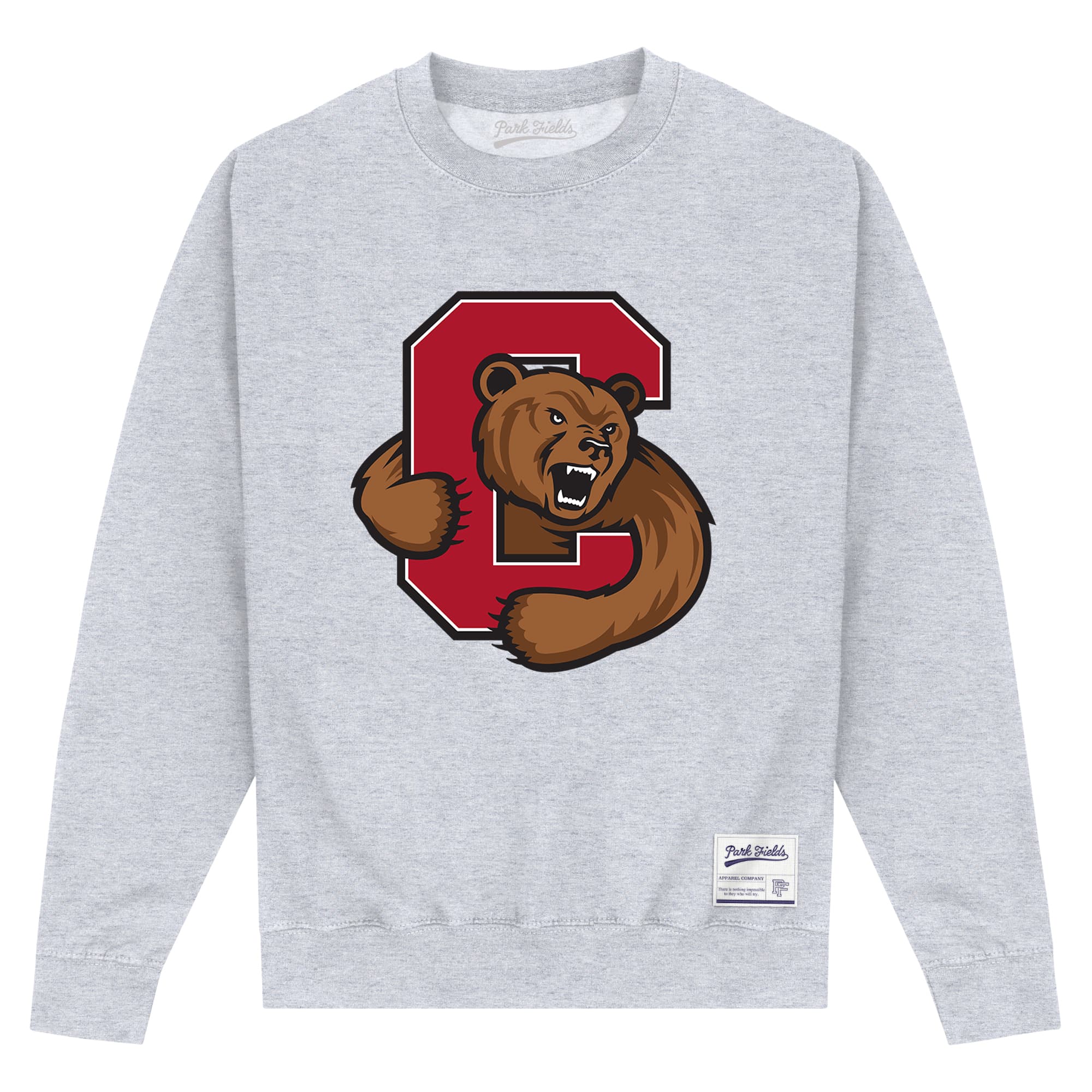 Cornell University Bear Heather Grey Sweatshirt