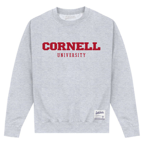 Cornell University Script Heather Grey Sweatshirt