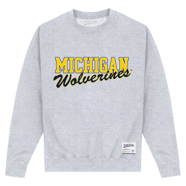 Michigan Wolverines Heather Grey Sweatshirt