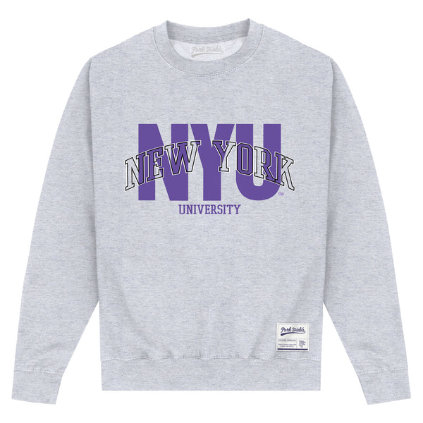 New York University NYU Heather Grey Sweatshirt