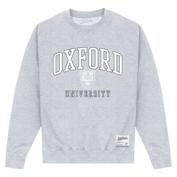 Oxford University Shield Heather Grey Sweatshirt
