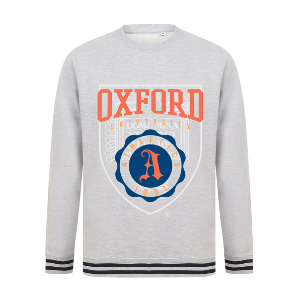 Oxford University Athletics Sweatshirt - Heather Grey