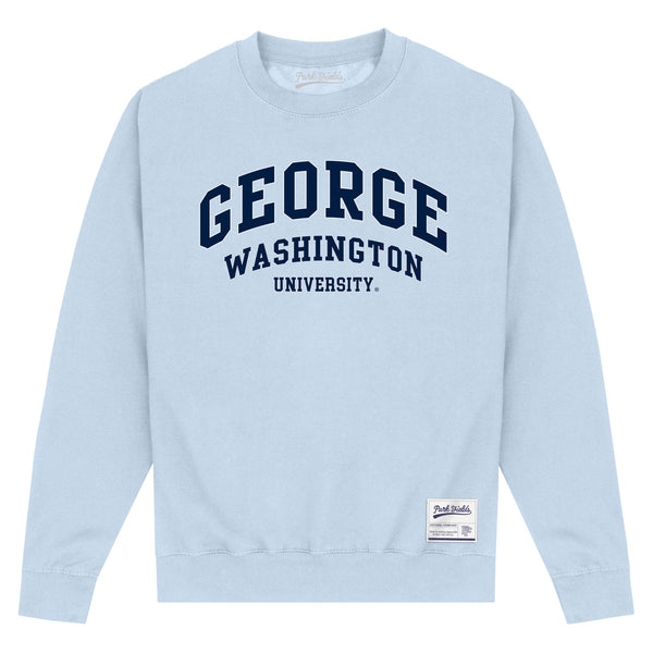 George Washington University Script Sky Sweatshirt