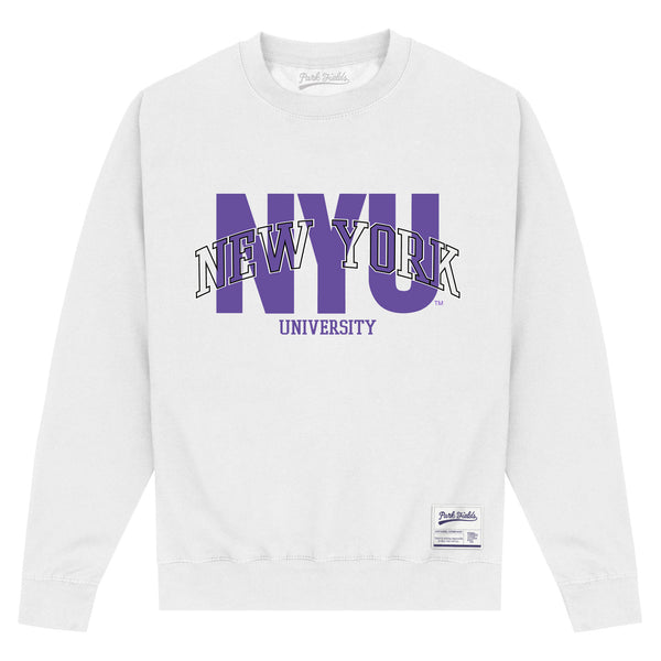 New York University NYU White Sweatshirt