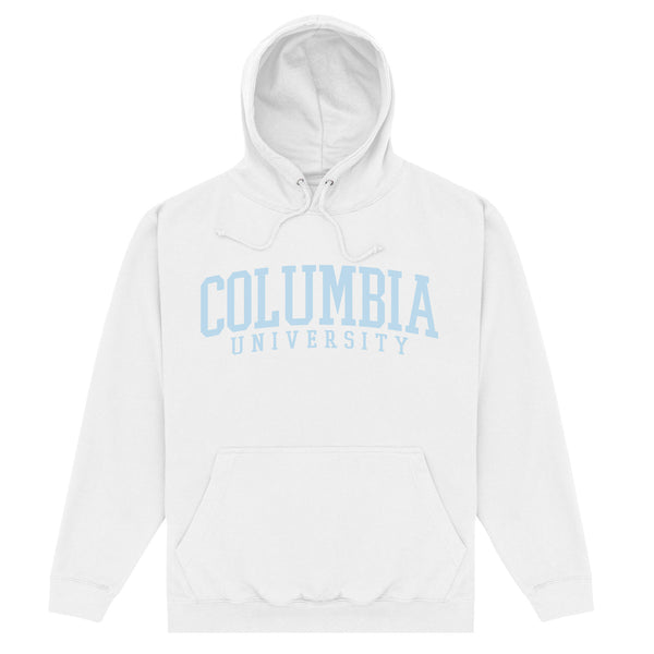 Columbia University Script White Hoodie