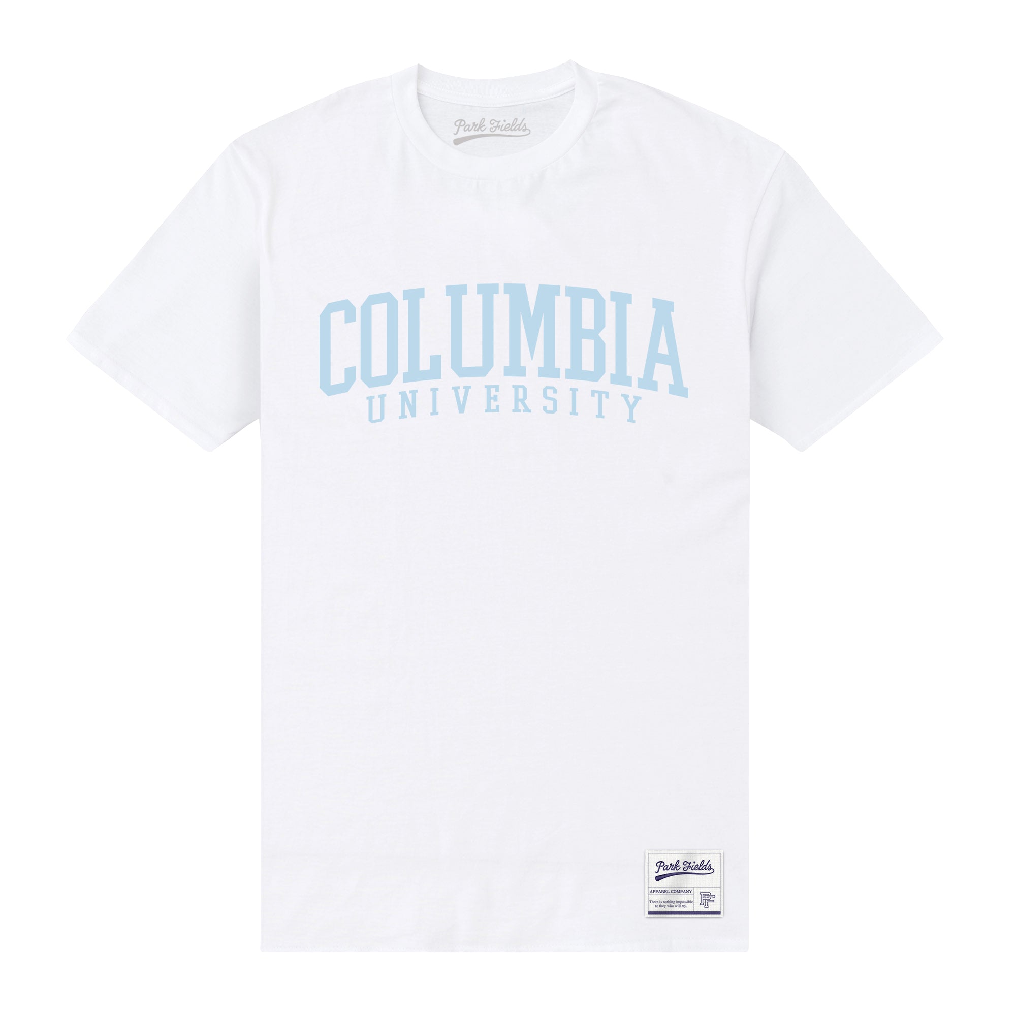 Columbia University Script White T-Shirt