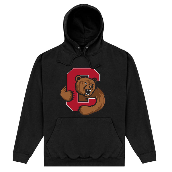 Cornell University Bear Black Hoodie