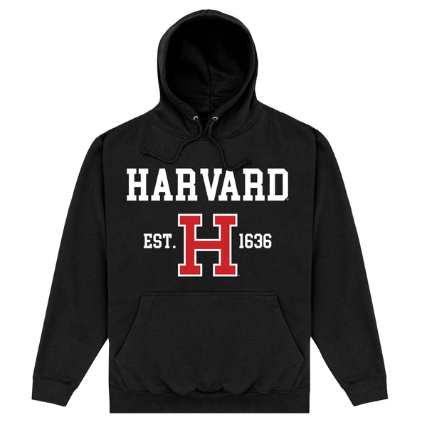 Harvard University Est 1636 Black Hoodie