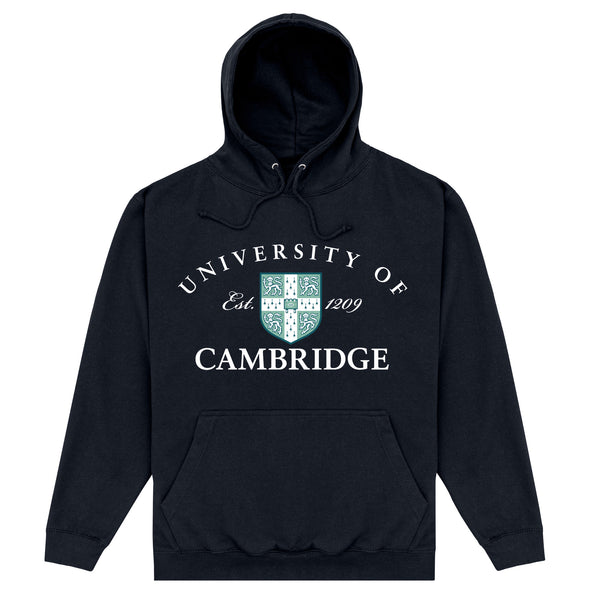 University Of Cambridge Est 1209 Black Hoodie
