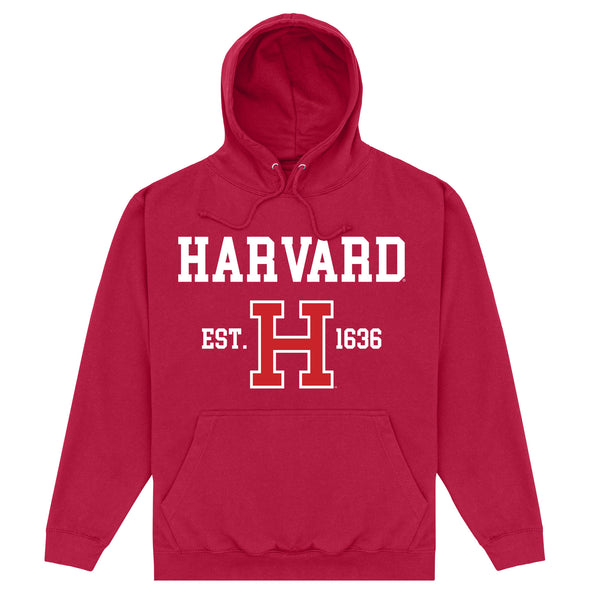 Harvard University Est 1636 Maroon Hoodie
