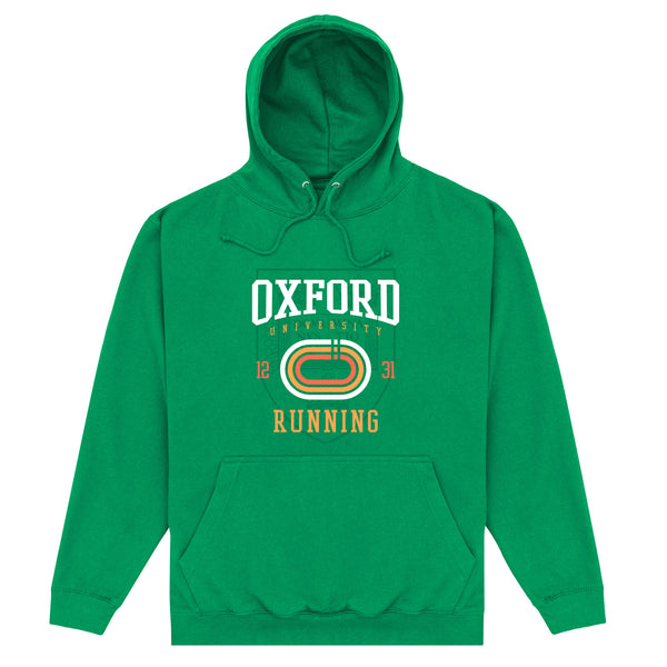 Oxford University Running Hoodie - Green