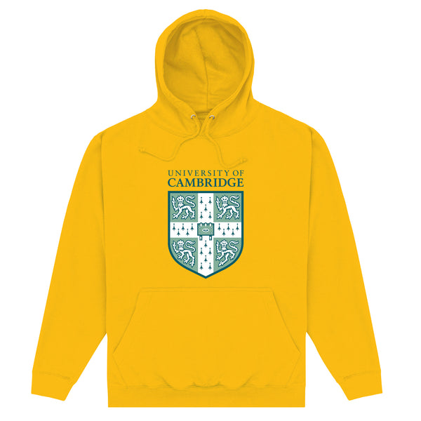 University Of Cambridge Shield Gold Hoodie