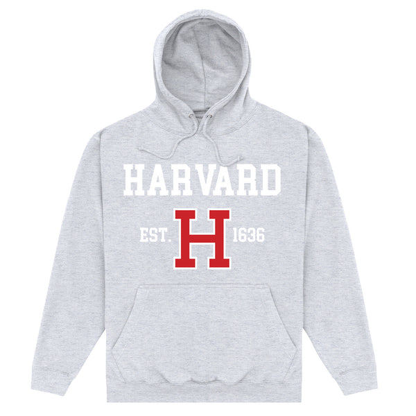 Harvard University Est 1636 Heather Grey Hoodie