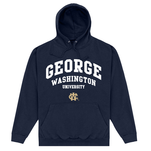 George Washington University Script Navy Hoodie