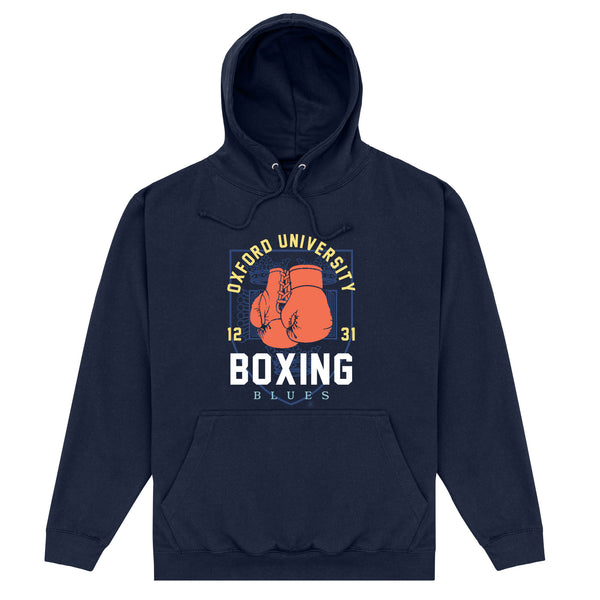 Oxford University Boxing Hoodie - Navy