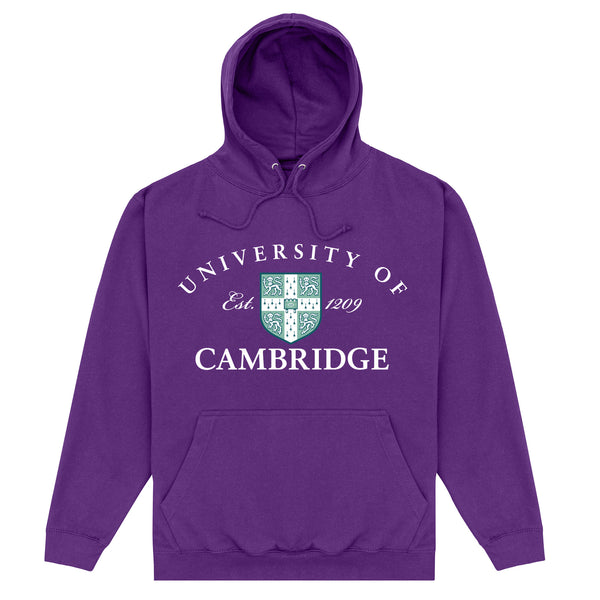 University Of Cambridge Est 1209 Purple Hoodie