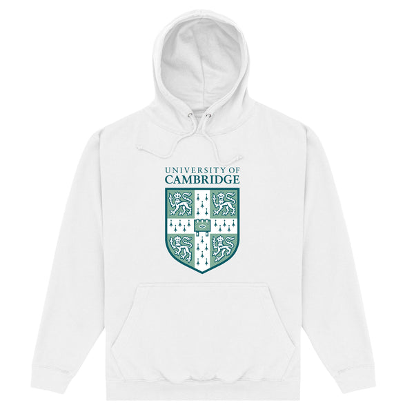 University Of Cambridge Shield White Hoodie