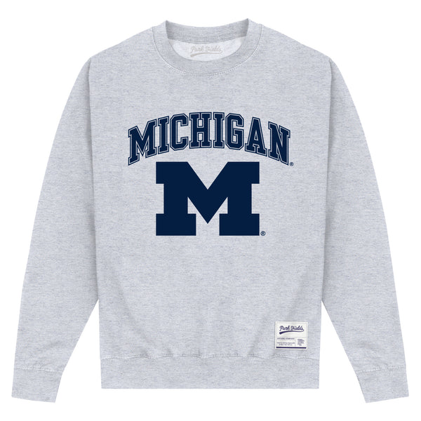 Michigan M Heather Grey Sweatshirt