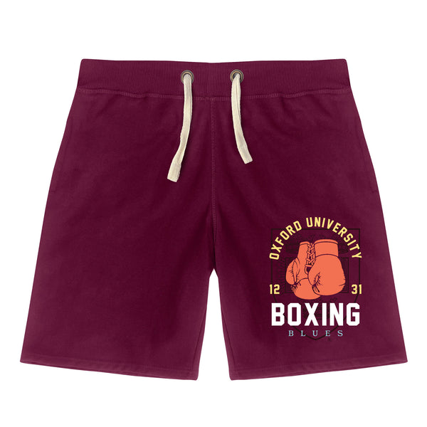 Oxford University Boxing Shorts - Maroon