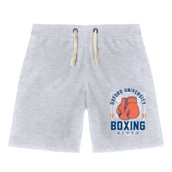 Oxford University Boxing Shorts - Heather Grey